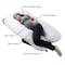 Hastings Home Hastings Home Pregnancy Pillow- U-Shape Contouring and Removable Cover 715269RNH - alternate 2